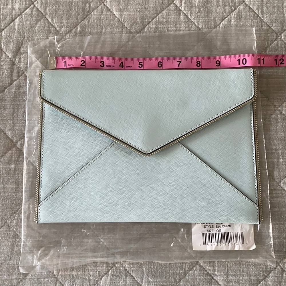 Rebecca Minkoff Leo Clutch light Blue